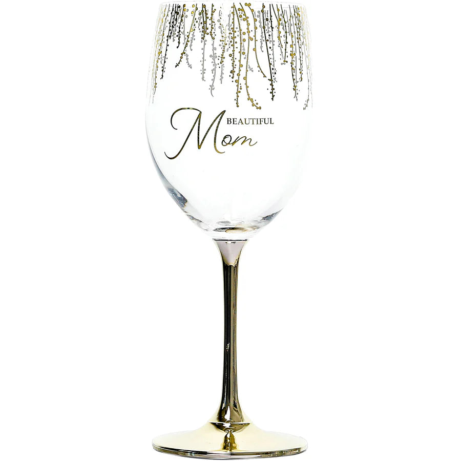Beautiful Mom Gift Boxed Wine Glass