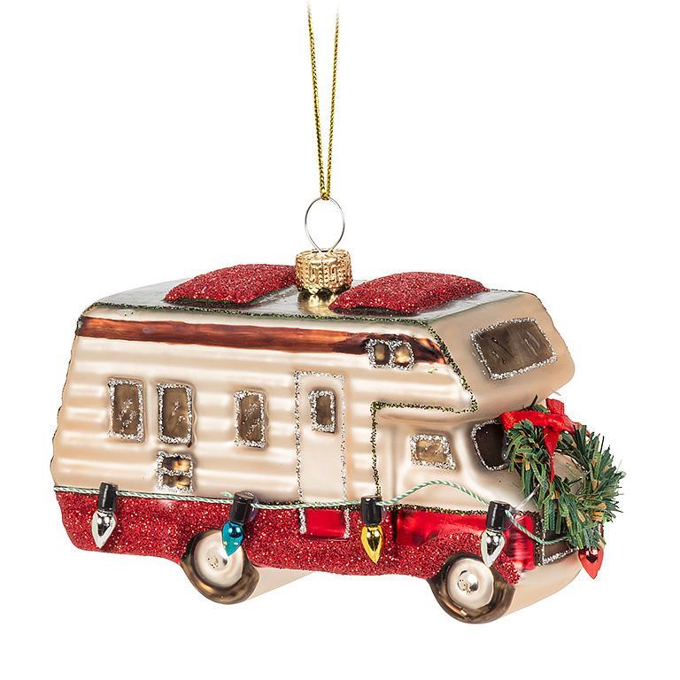 Camper with Lights Ornament