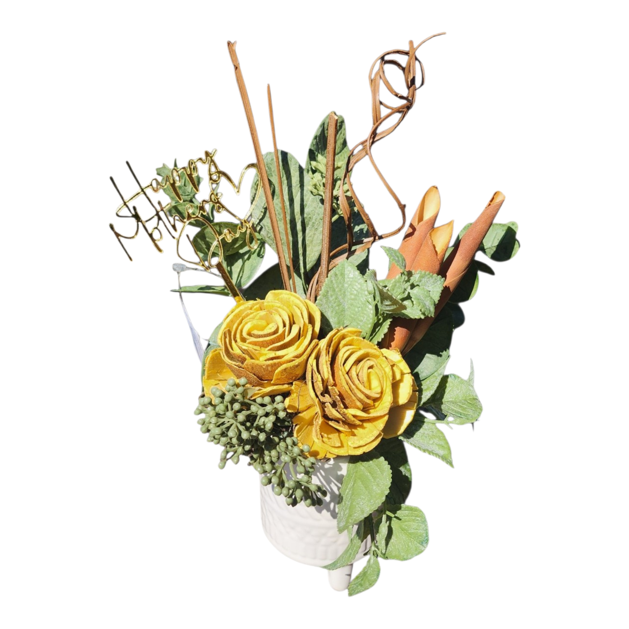 Floral Arrangement with Yellow Florals