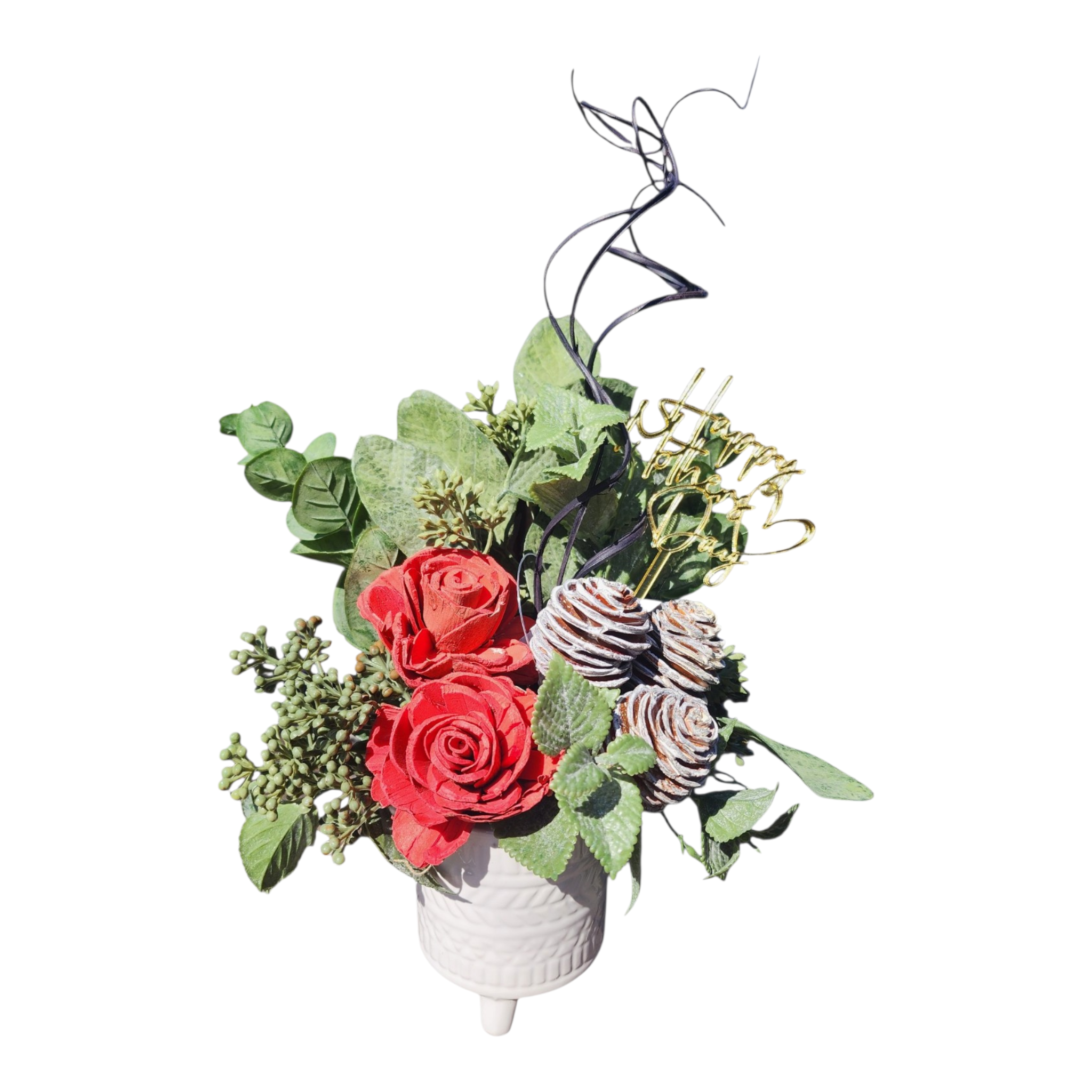Floral Arrangement with Coral Florals