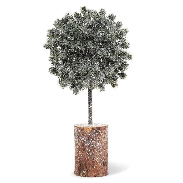 Glitter Pine Topiary