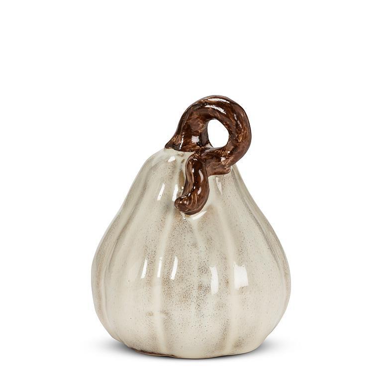 3.5" Ivory Pumpkin