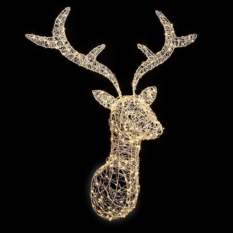 Stag Head With Micro LED 31"