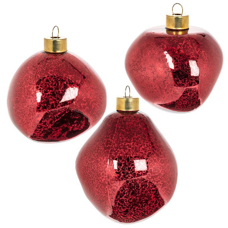 Organic Shape Ornament Set Of 3