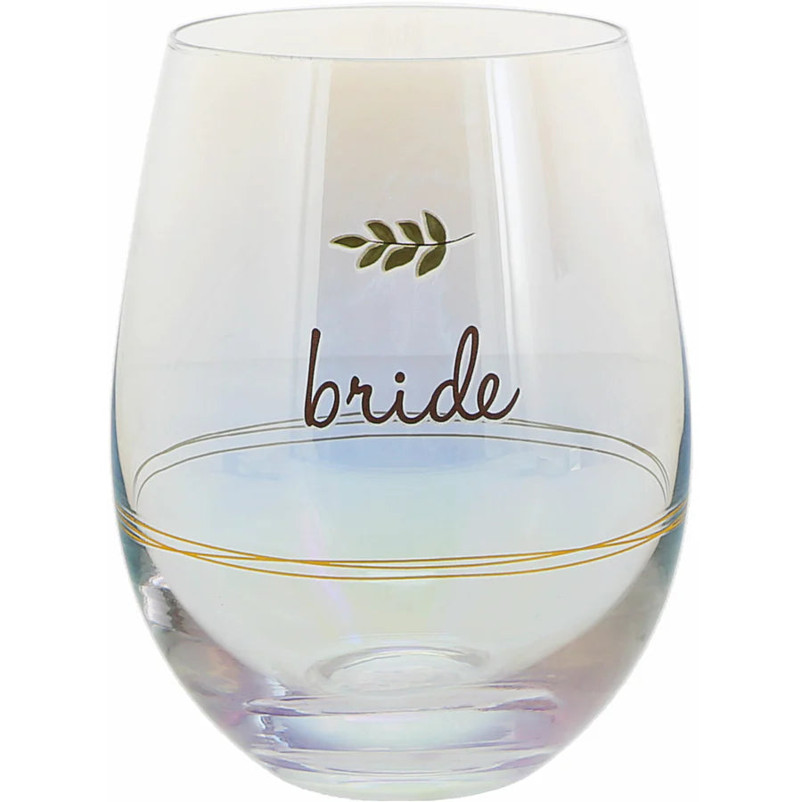 Bride 18 oz Stemless Wine Glass