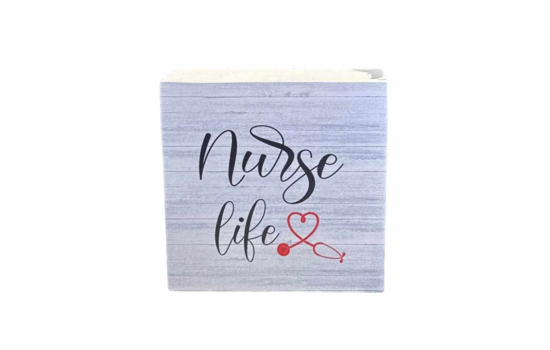 3"x3" Block | Nurse Life