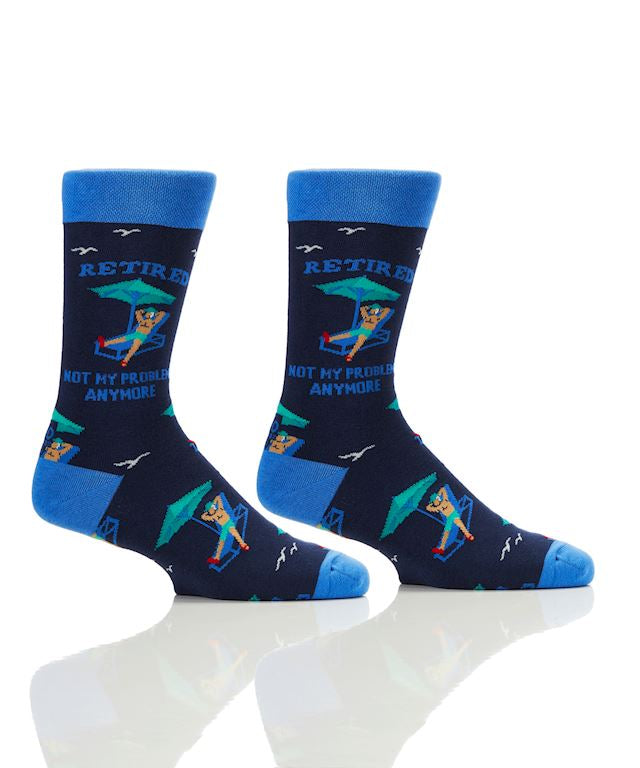 Men's Crew Sock, Retired