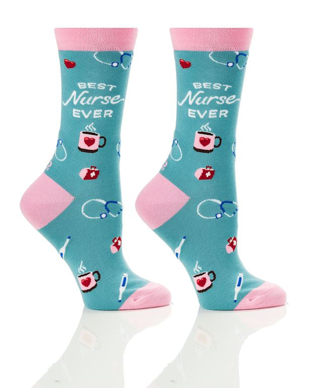 Women's Crew Sock, Nurse