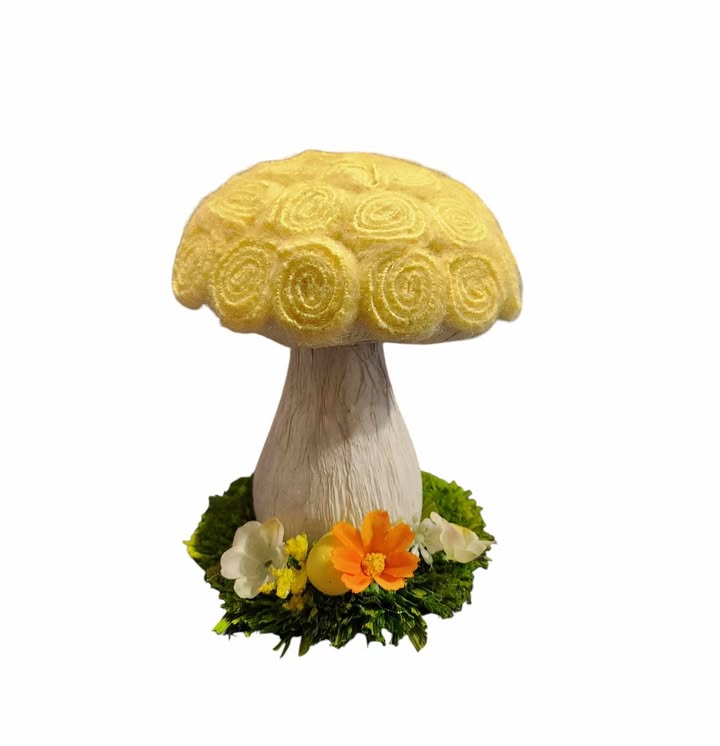 Yellow Tabletop Mushroom - Small