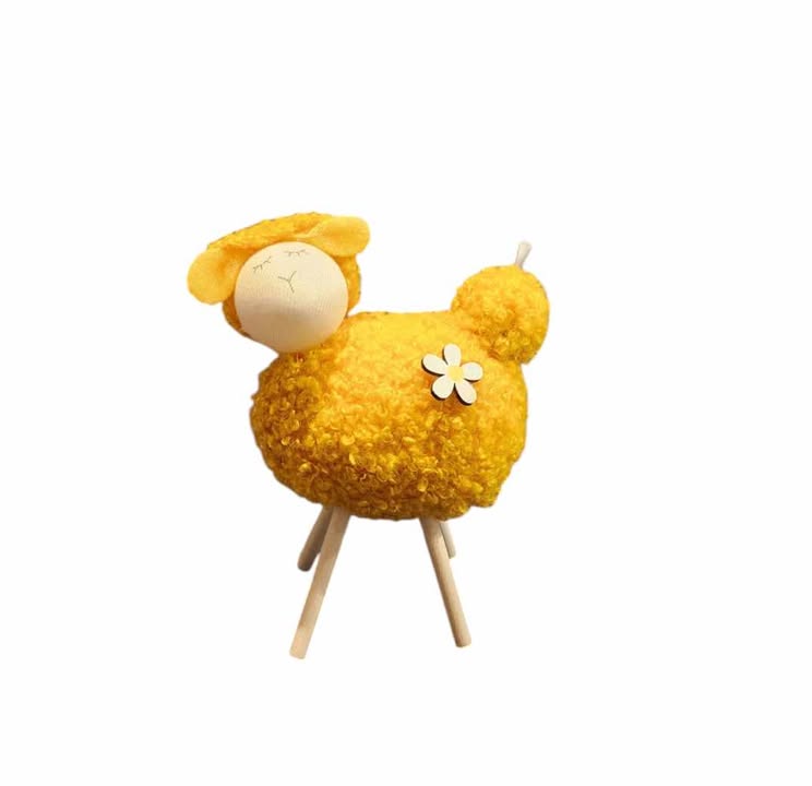 Mustard Standing Sheep