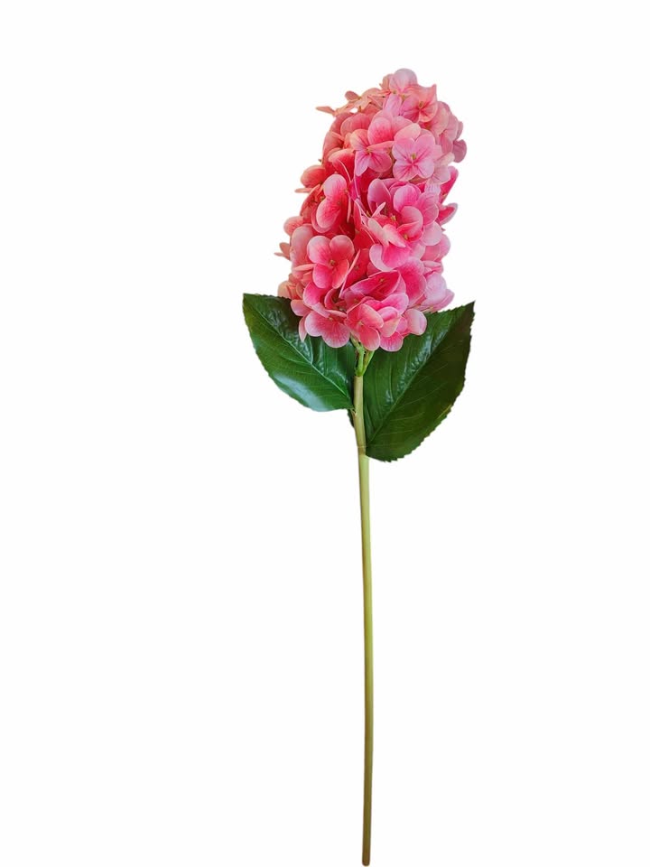 28" Real Touch Hydrangea Stem - Pink