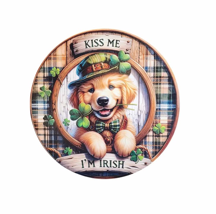 10' Round - Kiss me I'm Irish