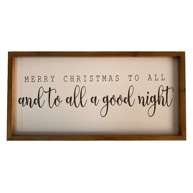 To All A Goodnight Sign