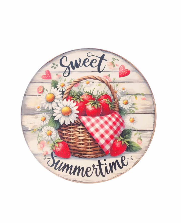 10" Round Sign | Sweet Summertime