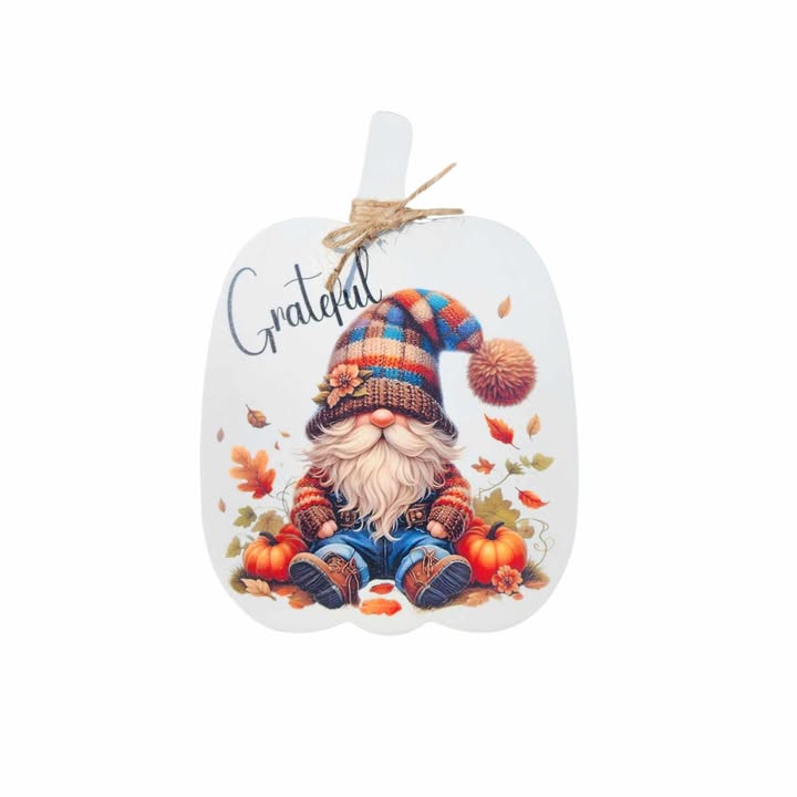 6x8 Pumpkin Grateful