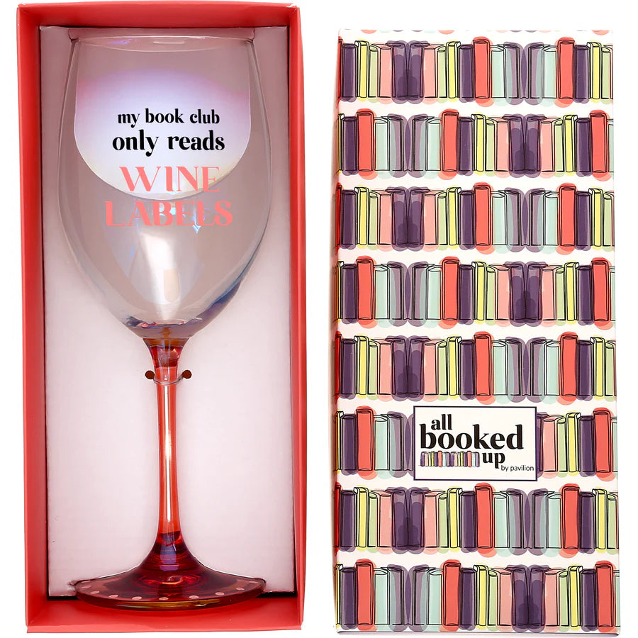 Boxed Wine Glass - Wine Labels