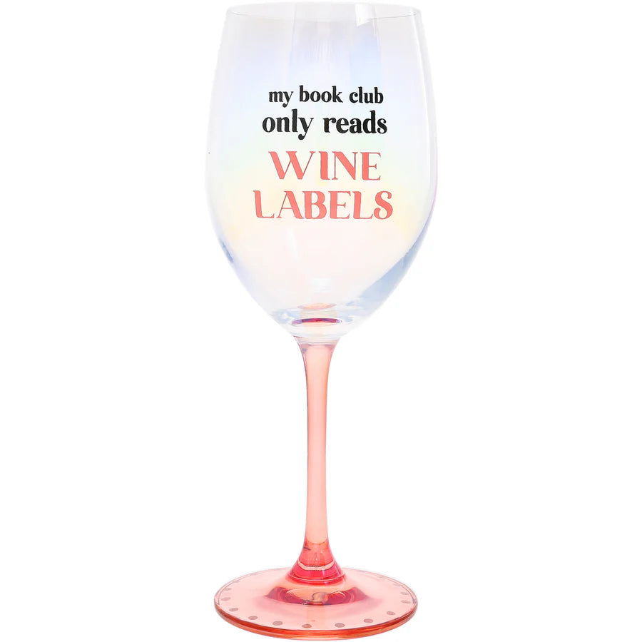 Boxed Wine Glass - Wine Labels