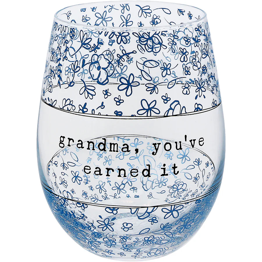 Grandma - 18oz Stemless Wine Glass