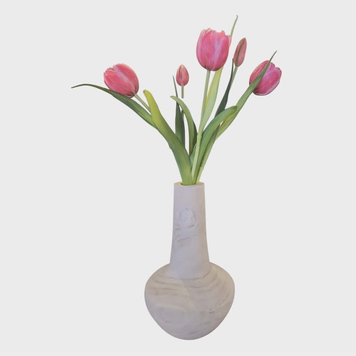 16.5" Fresh Touch Double Late Tulip Bundle