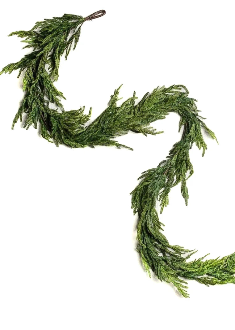 10' Real Touch Norfolk Pine Garland