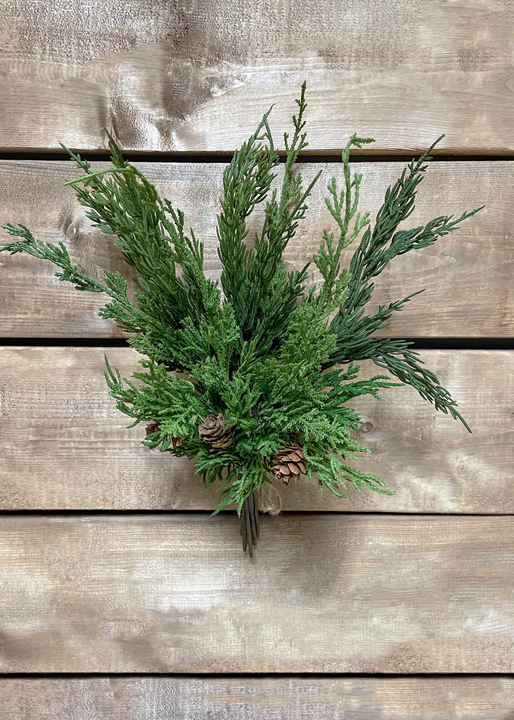 12" Real Touch Mixed Cypress Bundle