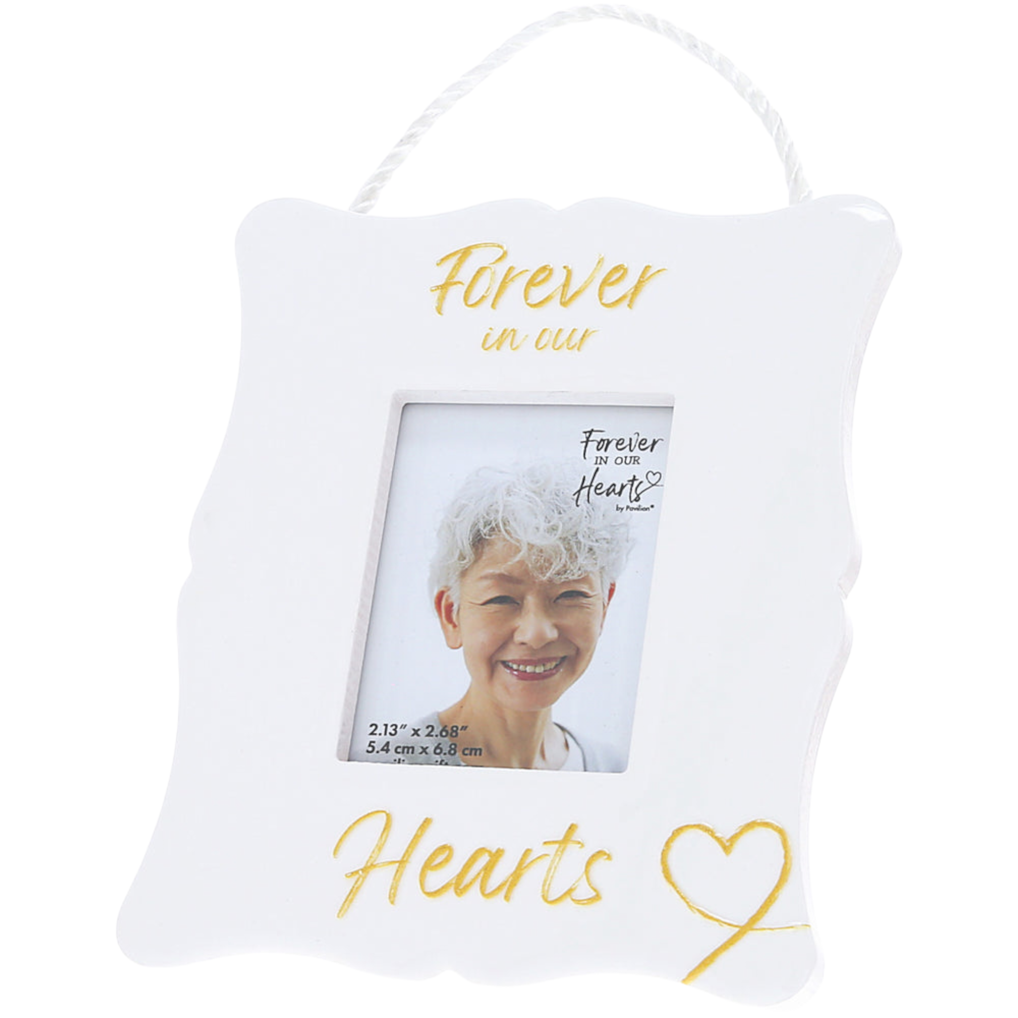 Our Hearts 3.5" x 4.25" Frame (Holds 2" x 2.5" Photo)