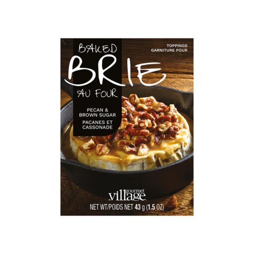 Pecan & Brown Sugar Brie Topping With Skillet