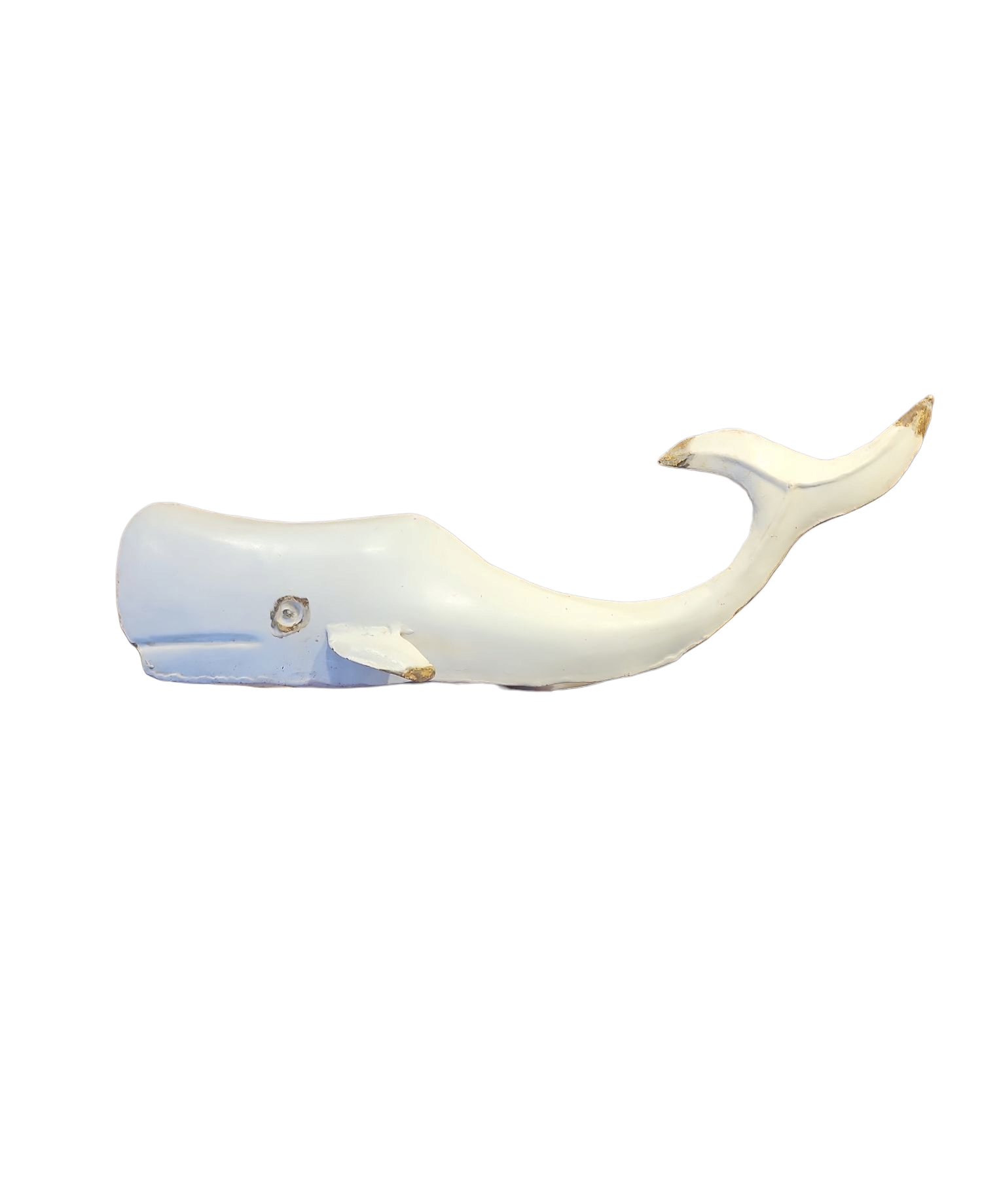 Antique White Whale - Small