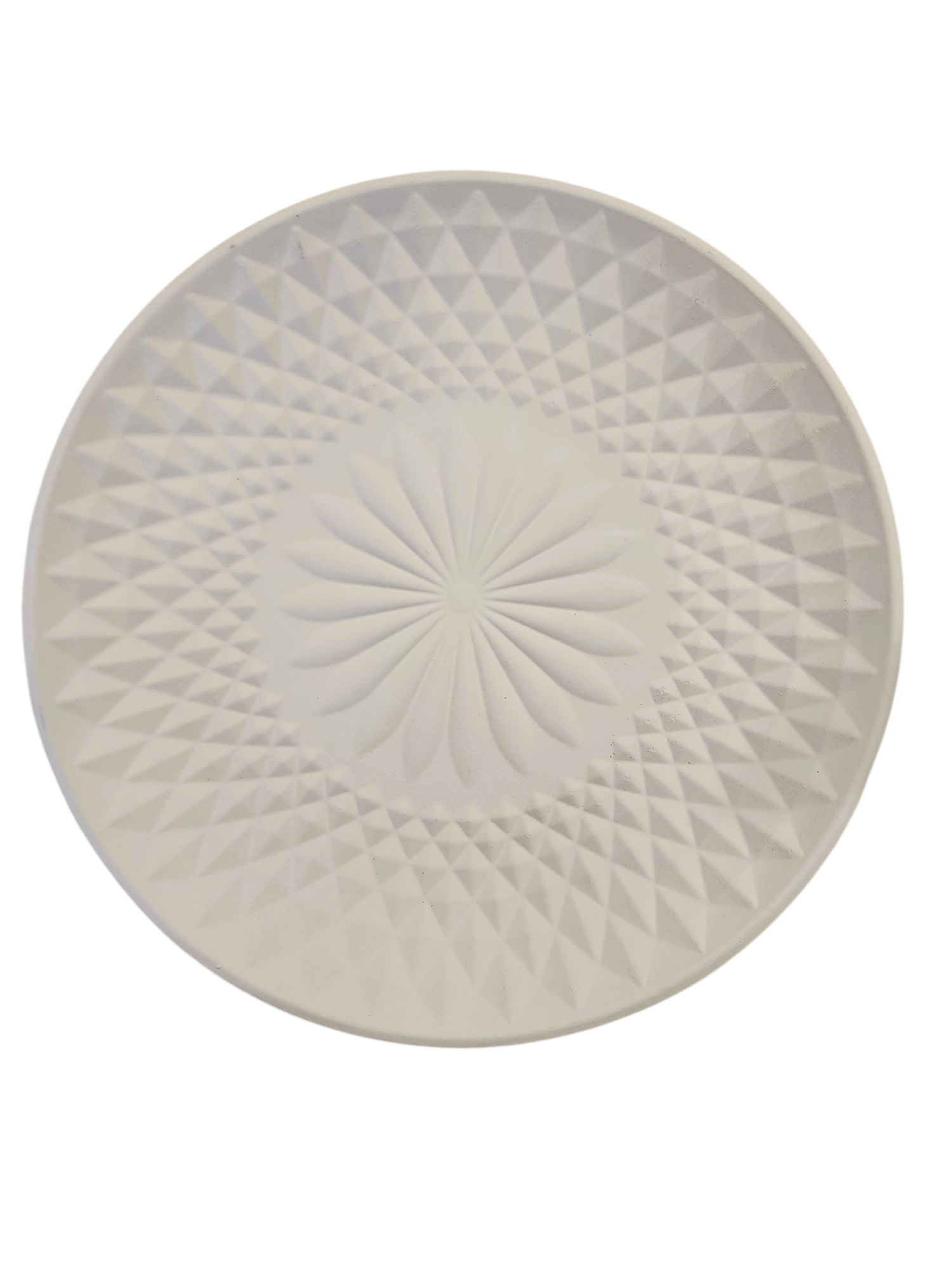 White Textured Plater