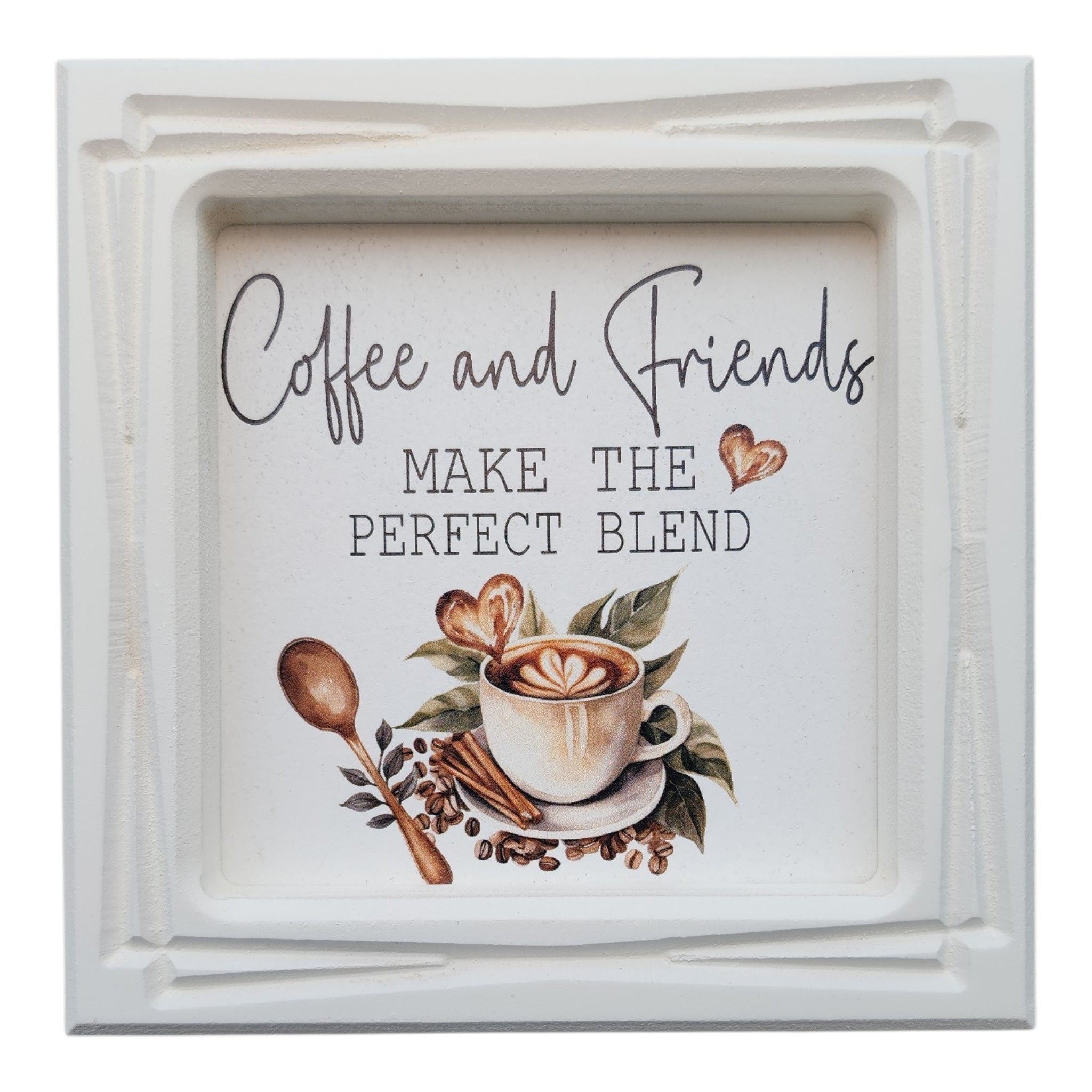 6x6 Framed Coffee and Friends