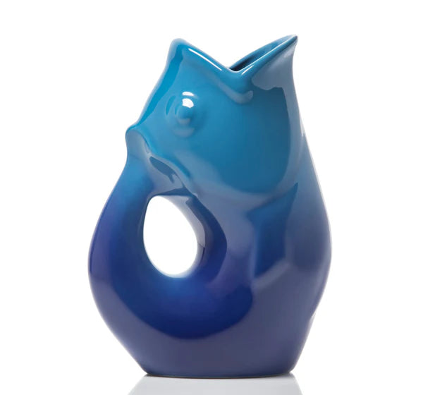 Gurgle Pot Medium - Ombre Cobalt