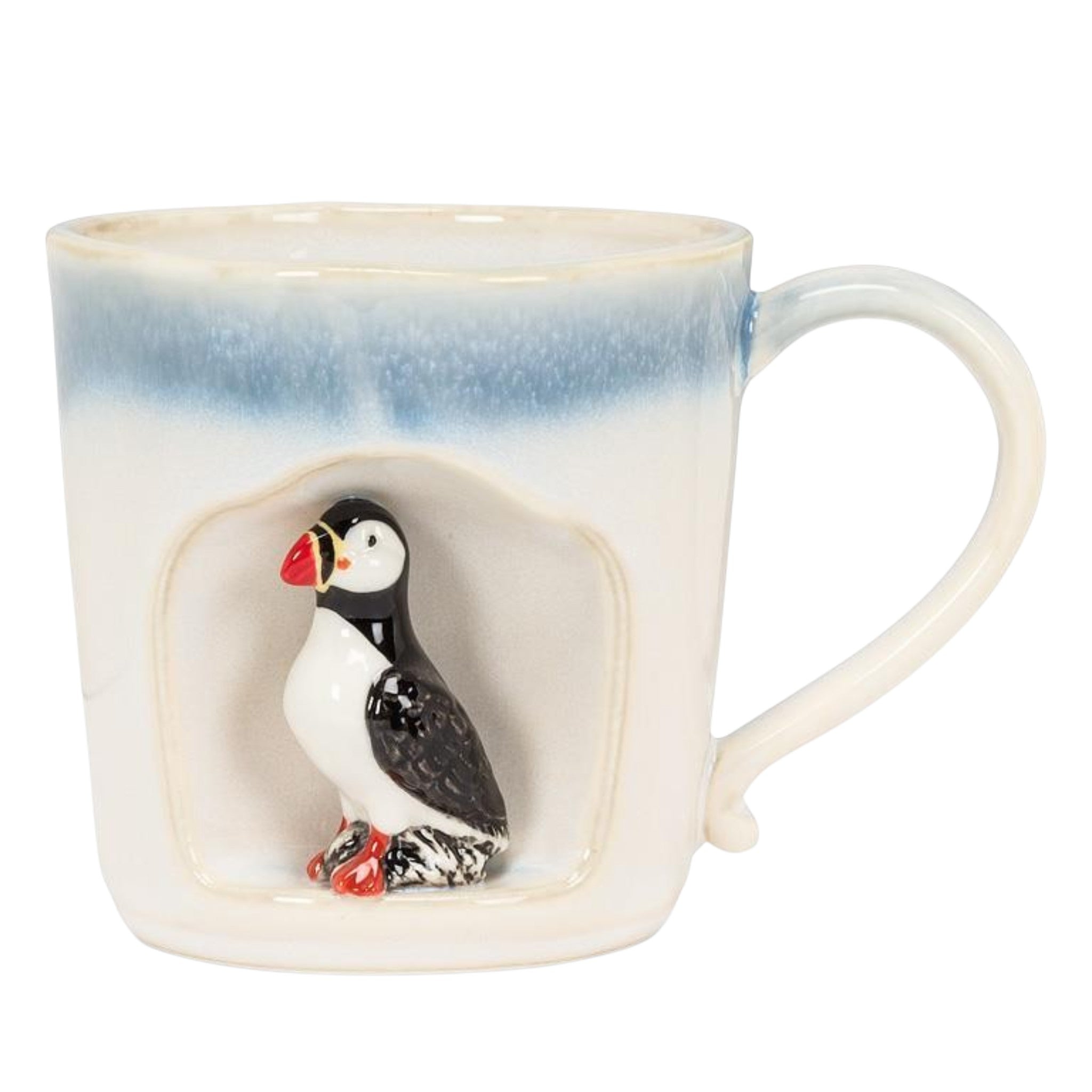 Ombre Taper Mug With Puffin