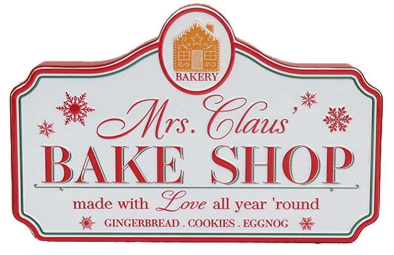 Mrs. Claus Bake Shop Sign