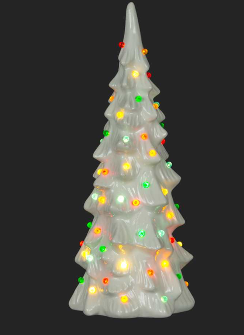 White Christmas Tree With LED