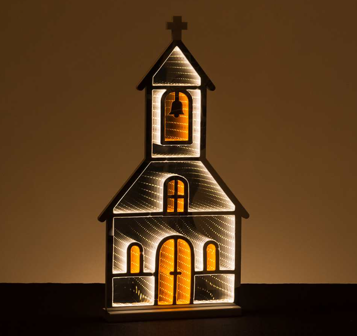 Church With Infinity Lights