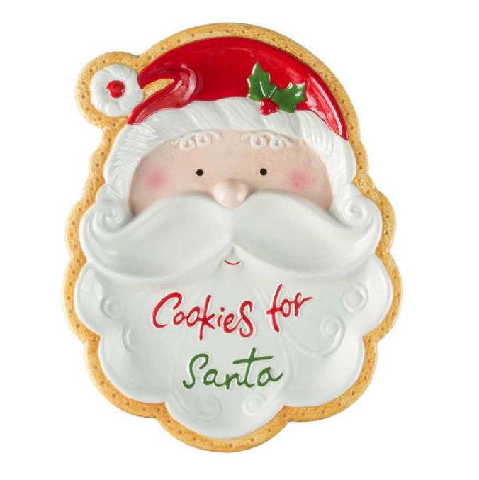 Cookies For Santa Plate