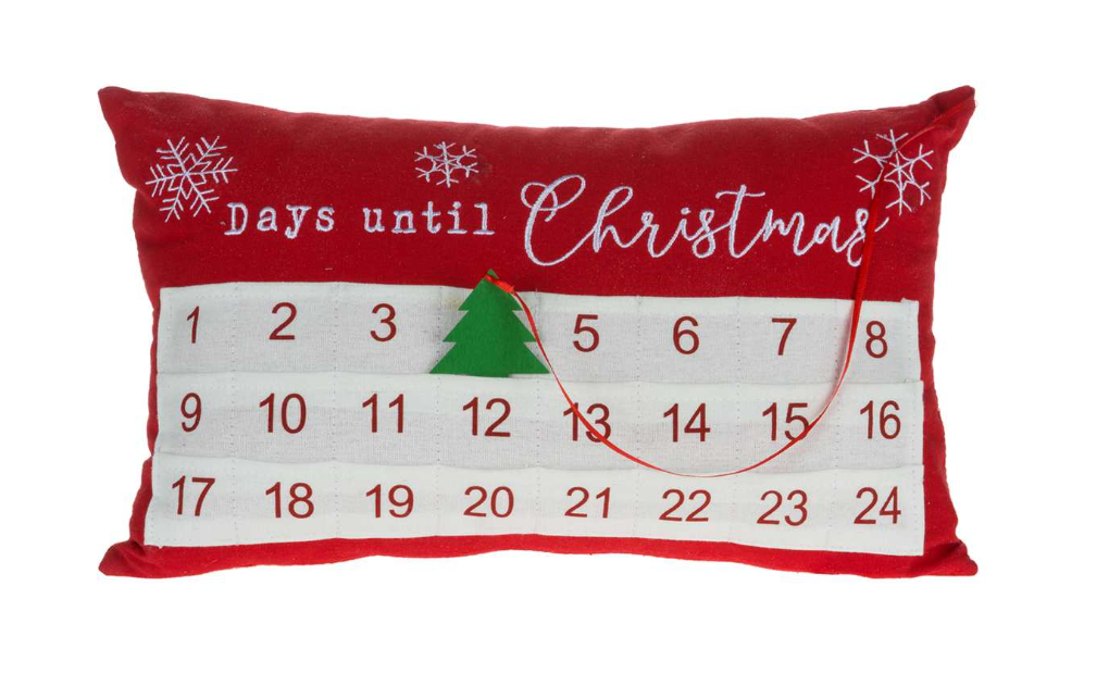 LED Advent Pillow