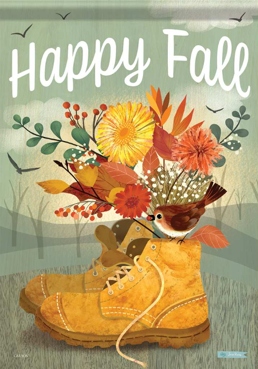 Happy Fall Garden Flag