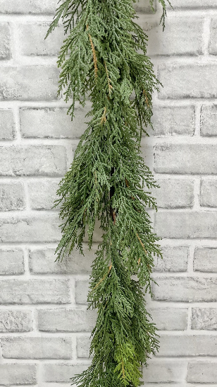 48" Real Touch Northern White Cedar Garland