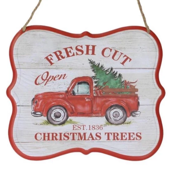 Fresh Cut Christmas Trees Sign