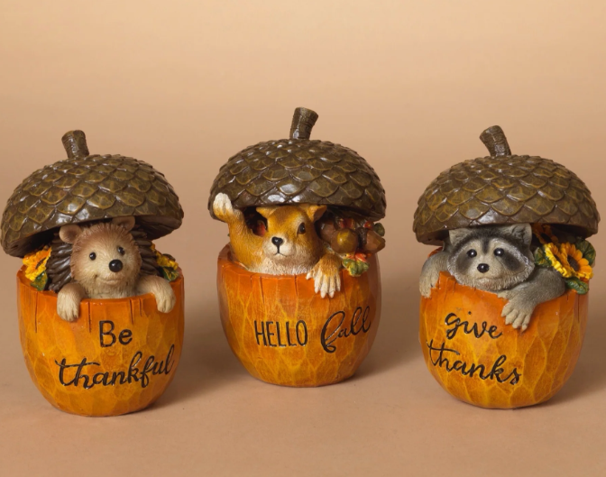 5" Resin Harvest Acorn