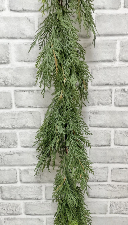 120" Real Touch White Cedar Garland
