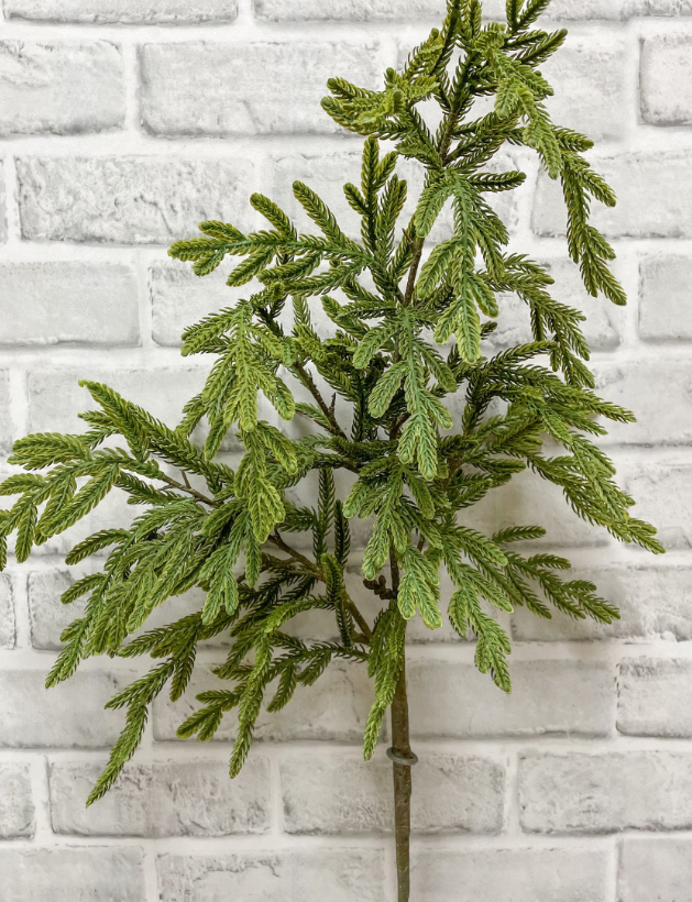34" Real Touch Norfolk Pine Spray