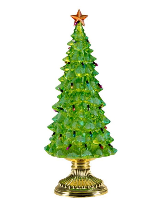 14.5" Green Tree Snowglobe