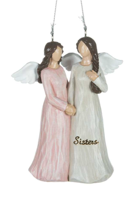 Sisters Angel Ornament
