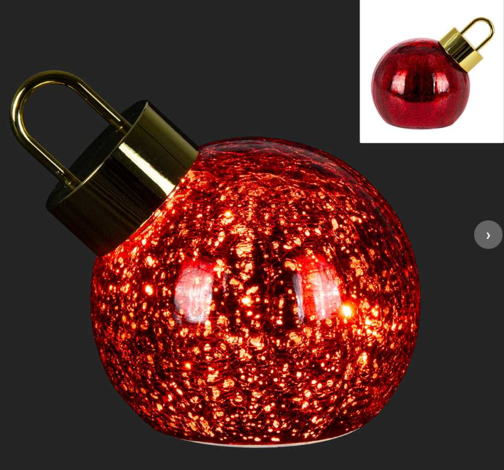 Red Ball With LED Lights
