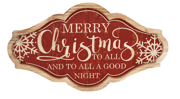 Merry Christmas Vintage Sign
