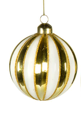 Gold And White Ornament
