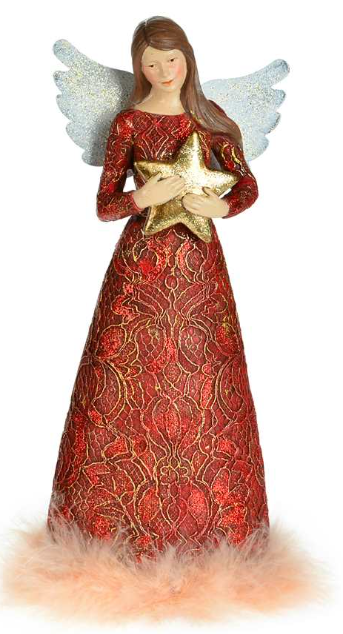 Red Angel Figurine