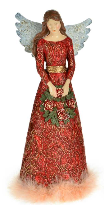Red Angel Figurine